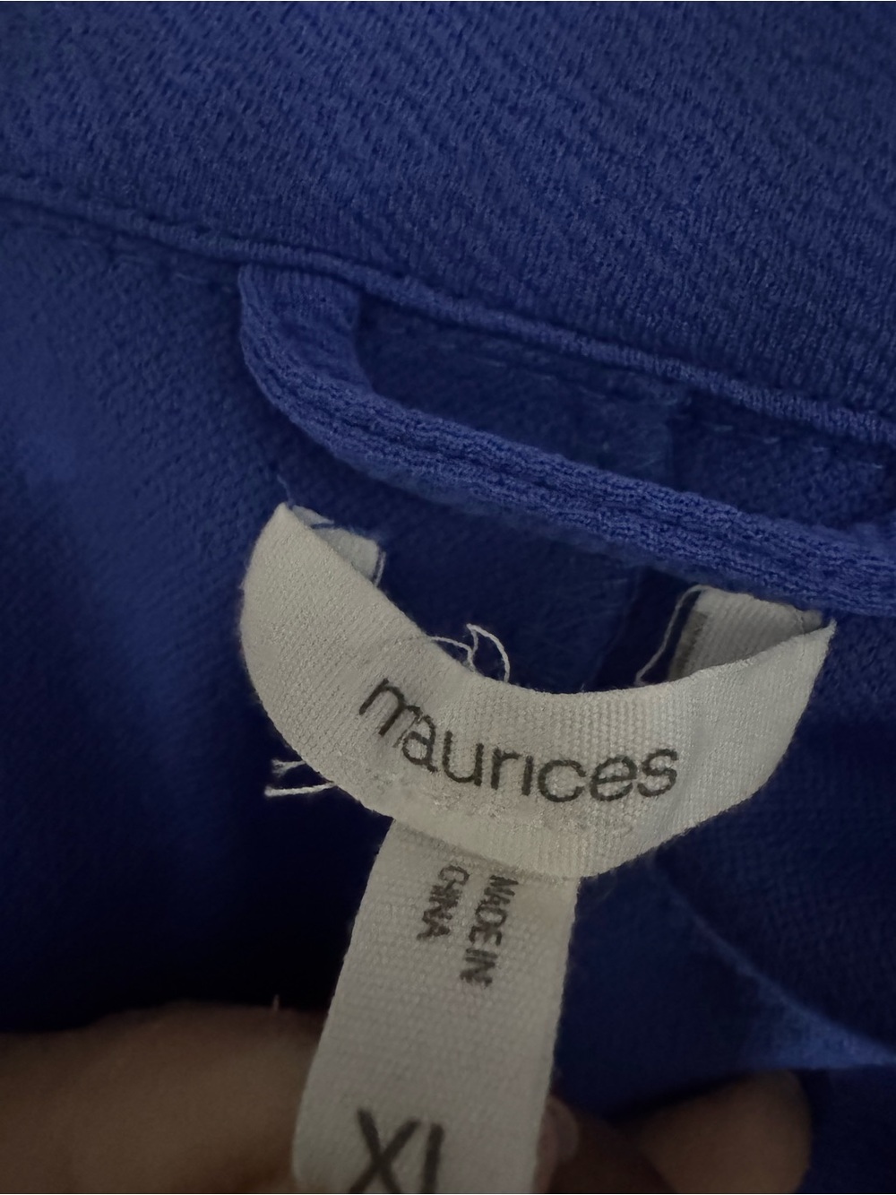Maurices Royal Blue Open-Front Blazer - Picture 3 of 3